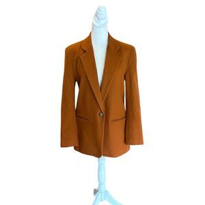 David Benjamin Vintage Wool Blazer Jacket Women’s Size 8 Burnt Orange